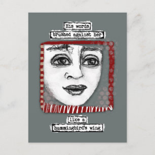 Hummingbird's Wing Postcard Postkarte
