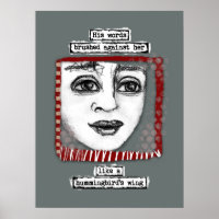 Hummingbird's Wing Poster Wall Art