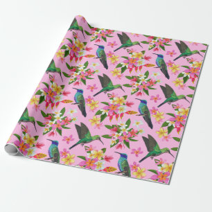 Hummingbirds Wrapping Paper Geschenkpapier