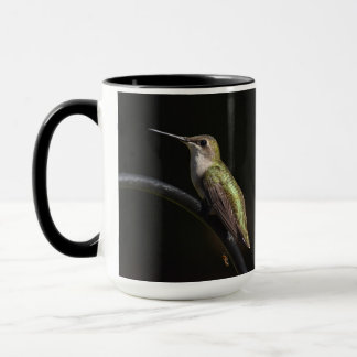 Hummingvögel auf schwarz tasse