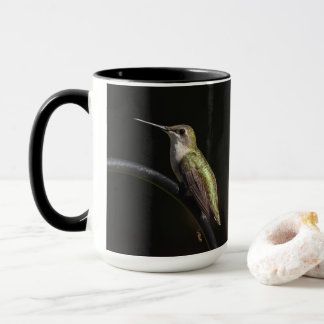Hummingvögel auf schwarz tasse