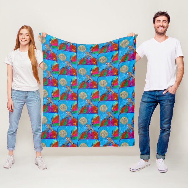 Hummingvogel Fleecedecke (Beispiel)