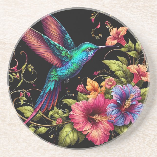 Hummingvogel Getränkeuntersetzer (Vorne)