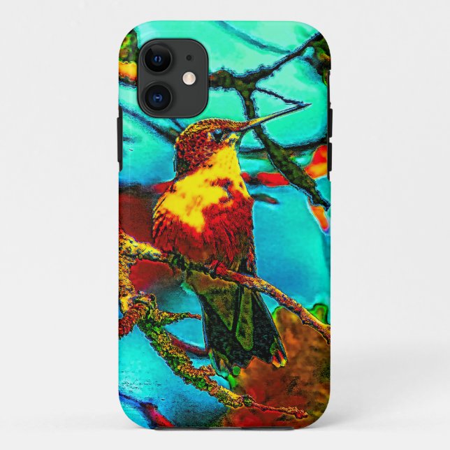 Hummingvogel im Garten Case-Mate iPhone Hülle (Rückseite)