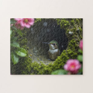 Hummingvogel im Nest Puzzle
