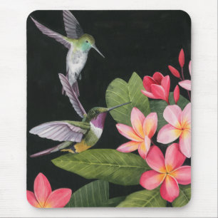 Hummingvögel in der Plumeria Mousepad