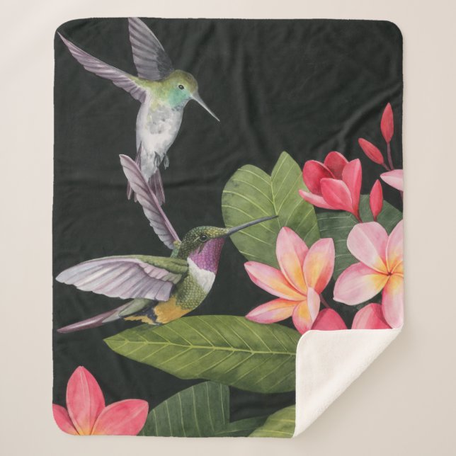 Hummingvögel in der Plumeria Sherpadecke (Vorderseite)
