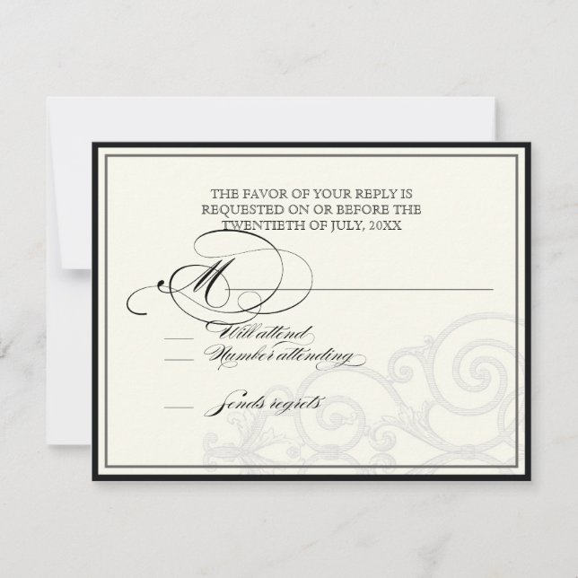 Hummingvögel in Wirbel - UAWG Response Card RSVP Karte (Vorderseite)