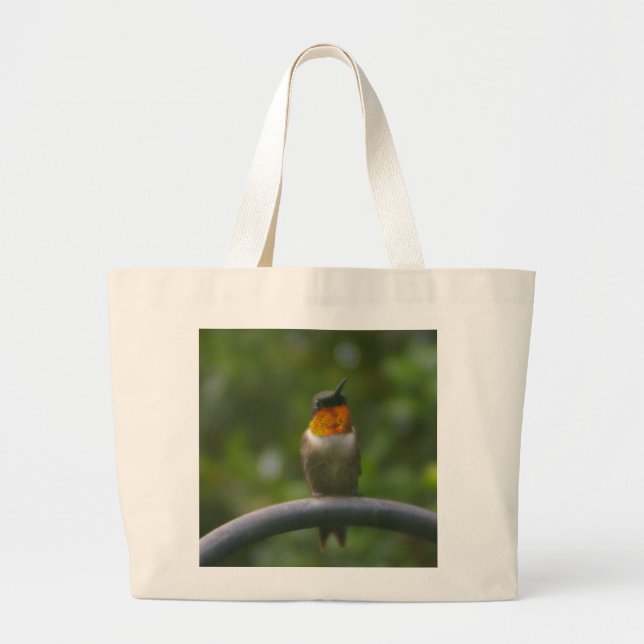 Hummingvogel Jumbo Stoffbeutel (Vorne)