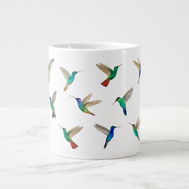 Hummingvogel Jumbo-Tasse (Vorderseite)