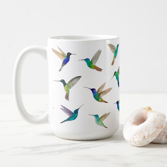 Hummingvögel Kaffeetasse (Mit Donut)