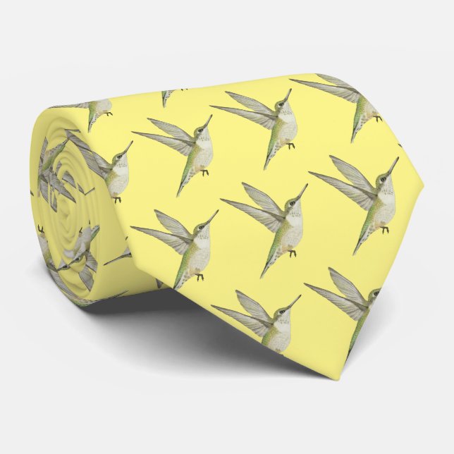 Hummingvogel Krawatte (Gerollt)