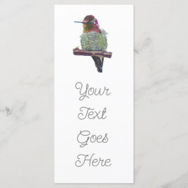 Hummingvogel Menükarte