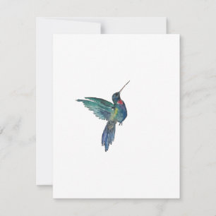 Hummingvogel Mitteilungskarte