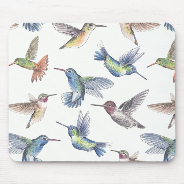 Hummingvögel Mousepad (Vorne)