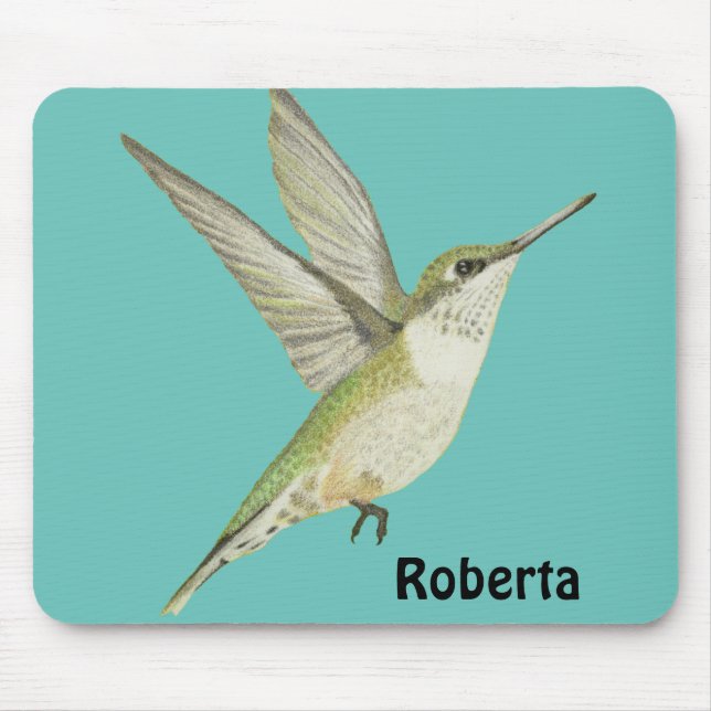 Hummingvogel Mousepad (Vorne)