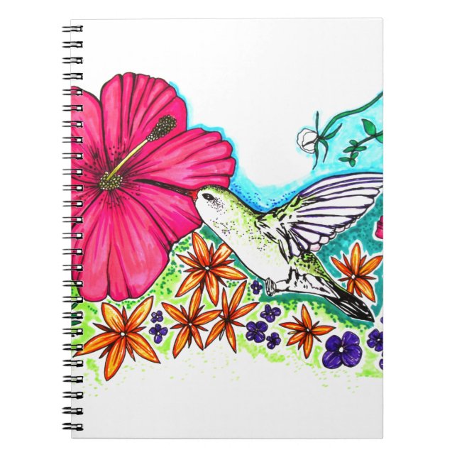Hummingvogel Notizblock (Vorderseite)