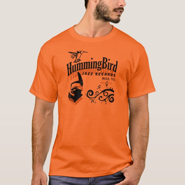 Hummingvogel-Platten T-Shirt (Vorderseite)