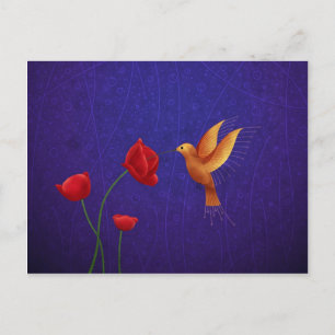 Hummingvogel Postkarte