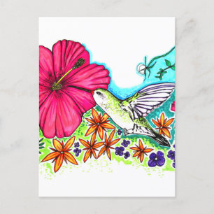 Hummingvogel Postkarte
