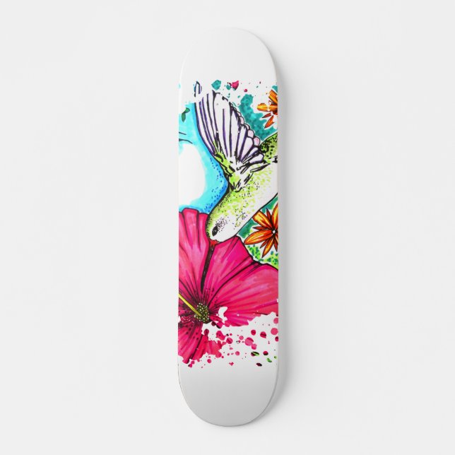 Hummingvogel Skateboard (Vorne)