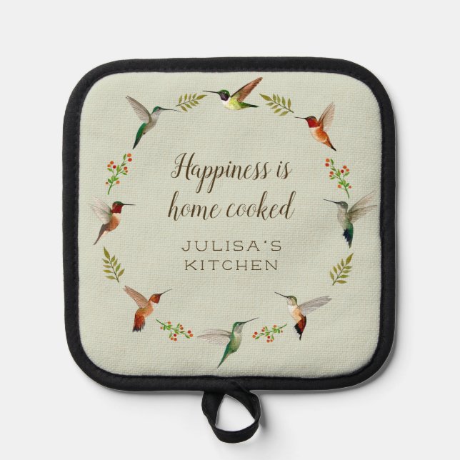 Hummingvogel Topflappen (Vorderseite)