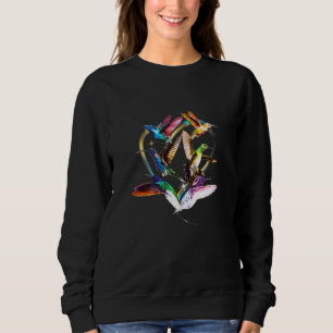 Hummingvogel: Tropischer Vogel von Vögeln Sweatshirt