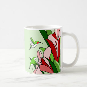 Hummingvogel und Blume Kaffeetasse