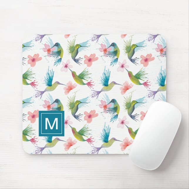 Hummingvögel und Blume Mousepad (Mit Mouse)