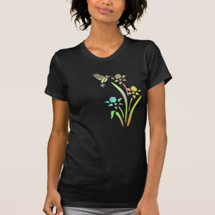 Hummingvogel und Blume Shirt