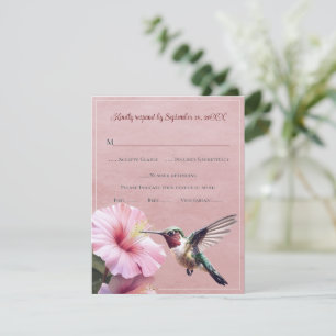 Hummingvogel und Hibiskus   RSVP
