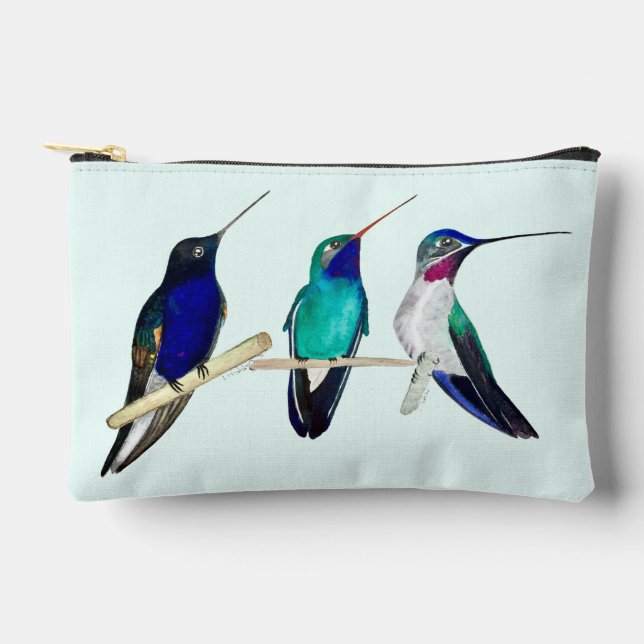 Hummingvögel Zubehörtasche (Vorderseite)