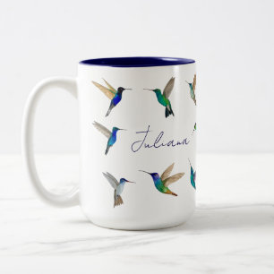Hummingvögel Zweifarbige Tasse
