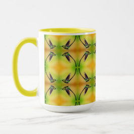 Hummingvogelmuster Tasse