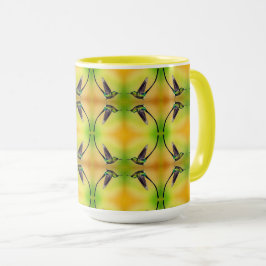 Hummingvogelmuster Tasse
