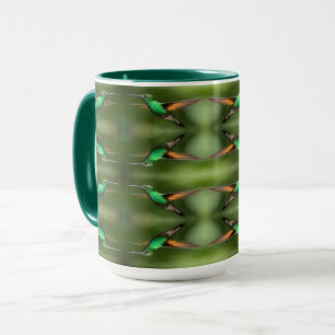 Hummingvogelmuster Tasse