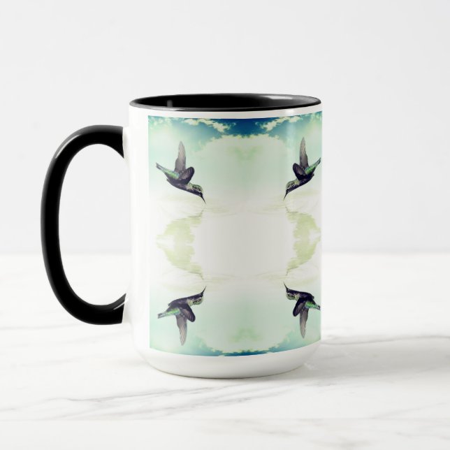 Hummingvogelmuster Tasse (Links)