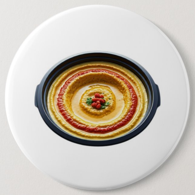 Hummus Hero Button (Vorderseite)