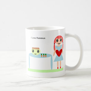 Hummus Liebe "I Liebe hummus" Tasse