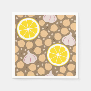 Hummus Napkins Serviette