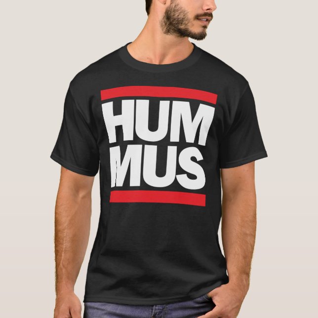 HUMMUS Oldskool Hip Hop Style Essential  T-Shirt (Vorderseite)