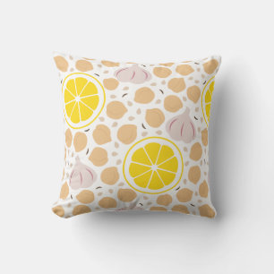Hummus Throw Pillow Kissen