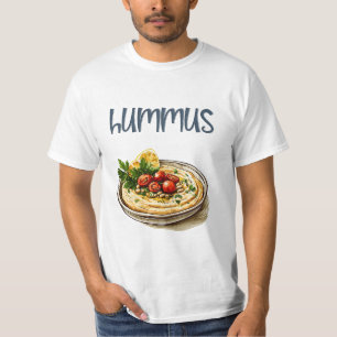 Hummus   Vegan Cream, Savory Adventure T-Shirt