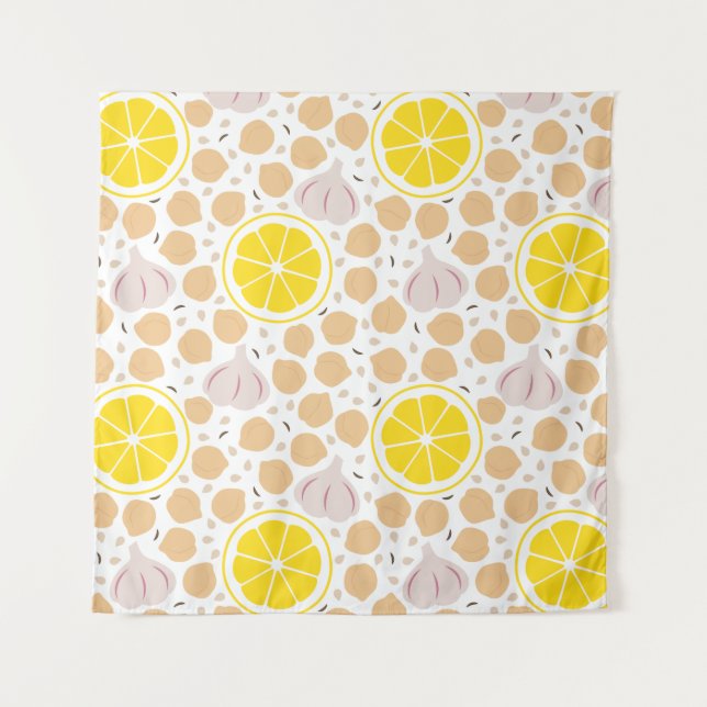 Hummus Wandteppich (Vorderseite)