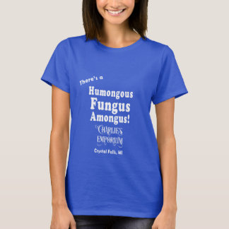 Humongous pilzartiger T - Shirt (weißer Text)