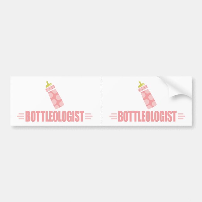 Humor-Babyflasche Autoaufkleber (Vorne)