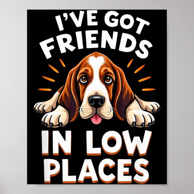 Humor Bet Hound Dog Halloween Poster (Vorne)