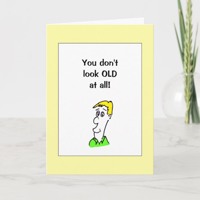Humor Birthday Card Karte (Vorderseite)