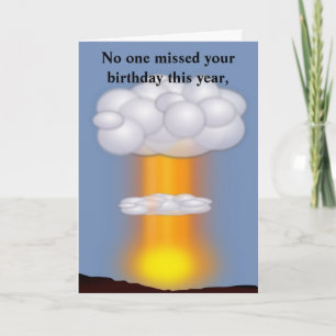 Humor Birthday Card Karte