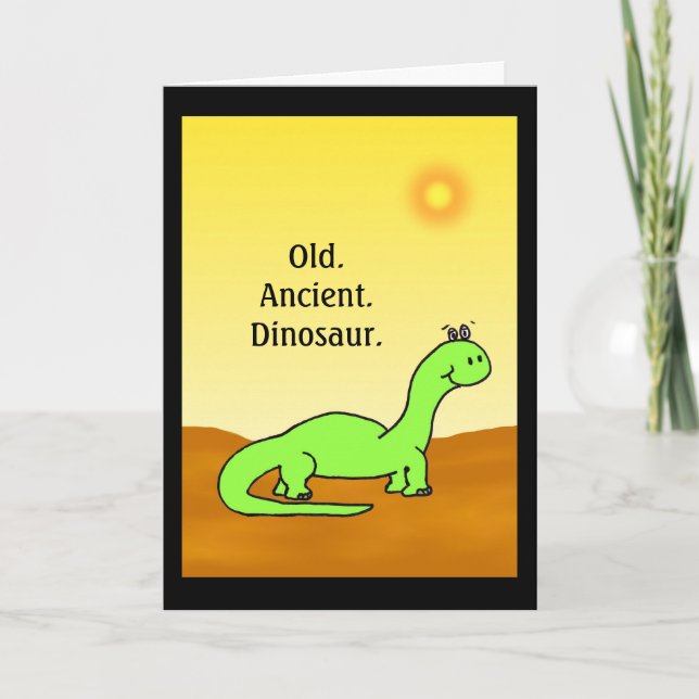 Humor Birthday Card Karte (Vorderseite)